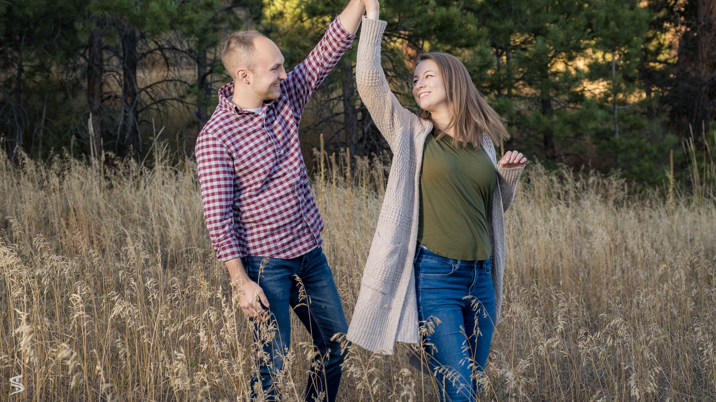 couple pictures with baby